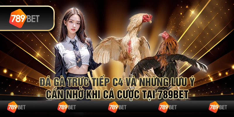 Đá gà trực tiếp c4 và những lưu ý cần nhớ khi cá cược tại 789bet