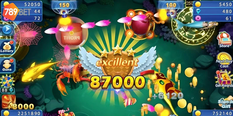 Nỏ bắn cá sức hấp dẫn đến từ giải thưởng lớn