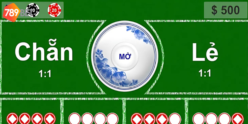 Game xóc đĩa chẵn lẻ giải trí hấp dẫn tại 789bet