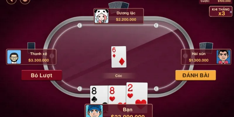 Cách xếp bài Mậu Binh để tối ưu sức mạnh