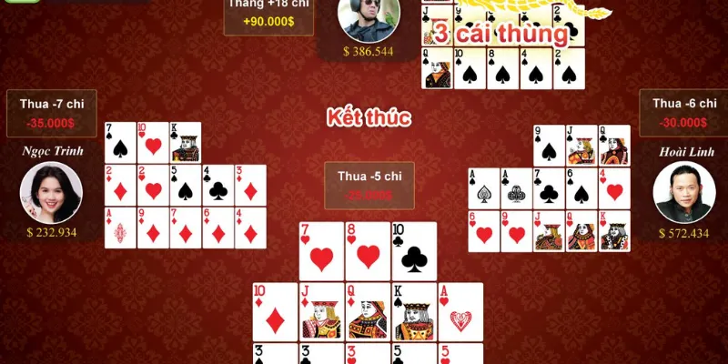 Mẹo đoán bài đối thủ dựa trên cách xếp bài Mậu Binh