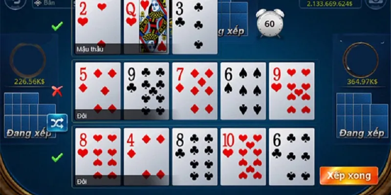 Cách xếp bài hợp lý để không bị binh lủng là gì?